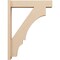 Ekena Millwork 5 1/2-in W x 24-in D x 32-in H Balboa Block Rough Cedar Woodgrain TimberThane Outlooker, Primed Tan OUTUR055X24X32BOA44RCPR - alternate 6